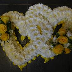 385 Massed Double Hollow Heart