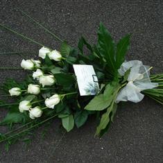 700 Dozen White Roses Tied