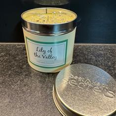 Candle Tin Lily of the Valley 