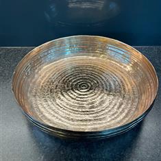 Gisela Graham Large decorative metal Bowl Bronze 