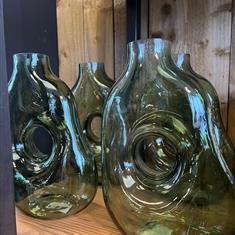 Green Vase (round hole at top)