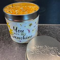 Candle tin You Are My Sunshine 