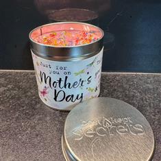 Mother's Day Tin Candle