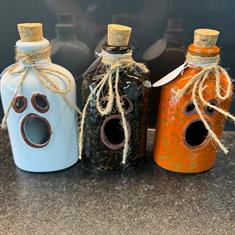 Set of 3 Halloween Light up Bottles