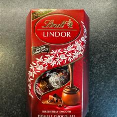 Lindt Lindor Double Chocolate Truffles Box 200g