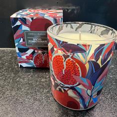 Gisela Graham Spiced Pomegranate Scented Candle