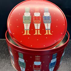 Gisela Graham Nutcracker Metal Cake Tin