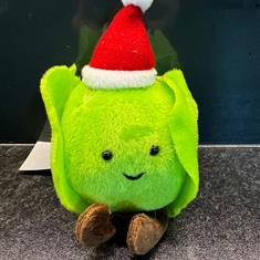 Gisela Graham Fabric Sprout Man Shelf Sitter