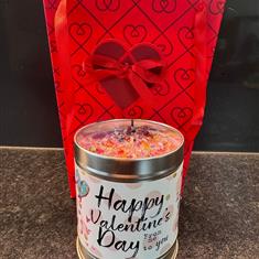 Candle tin Happy Valentines Day