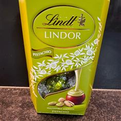 Lindt Lindor Pistachio Milk Chocolate Truffles Box 200g