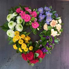 333 Rainbow Cluster Heart