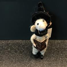 Mouse with Book Halloween Hanging decoration 