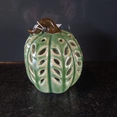 LED Ceramic Pumpkin Small