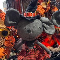 Gisela Graham Standing Grey Mouse