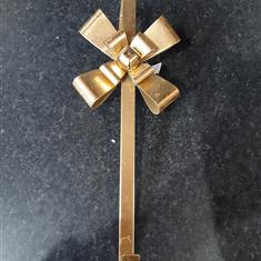 Gold Bow Wreath Hanger