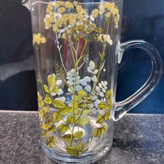 Gisela Graham Glass jug Yellows