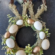 Easter Door Decoration cream