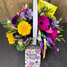 Maypole Basket with Candle