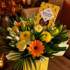 Amber Hand Tied with Chocolates